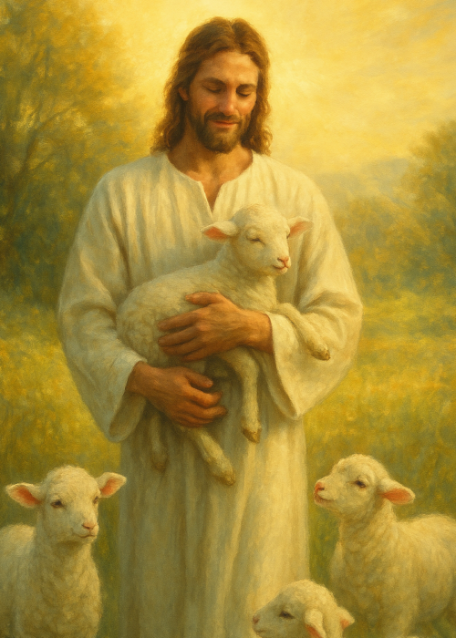 Jesus with lambs.1 Jesus with lambs.1